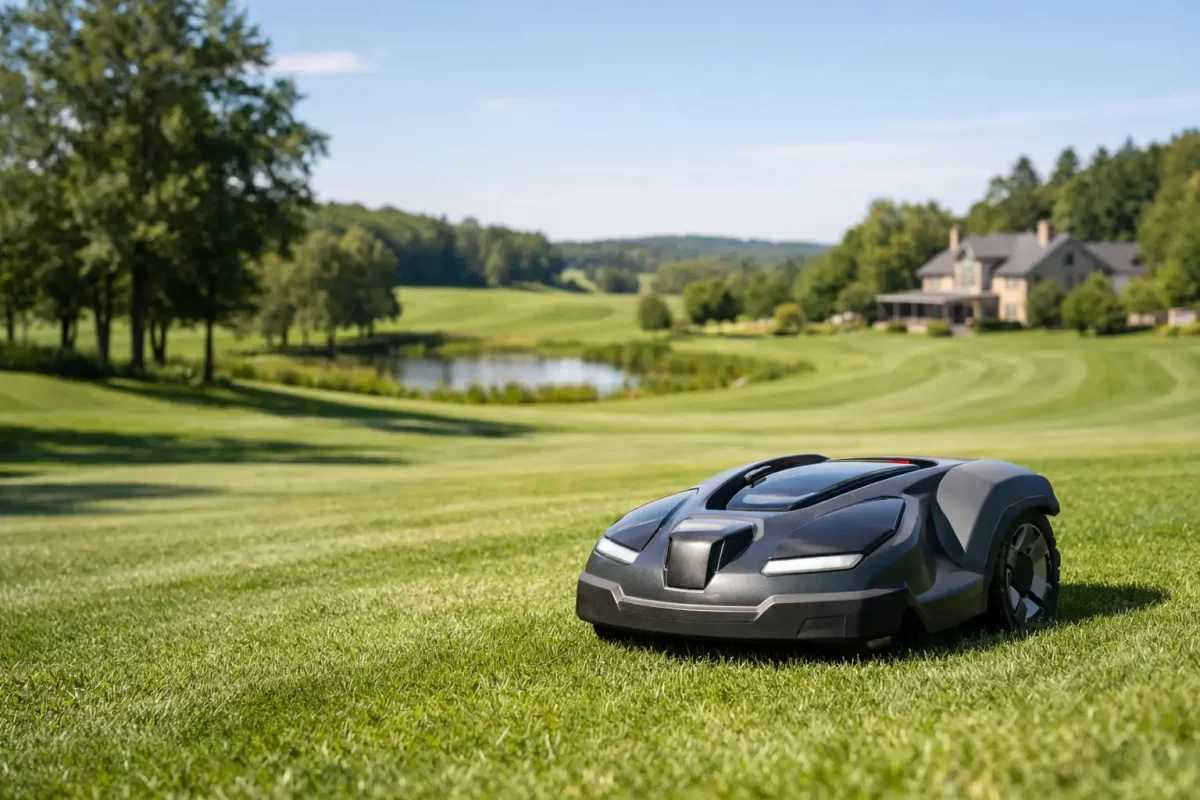 Quel robot tondeuse pour grand terrain ?