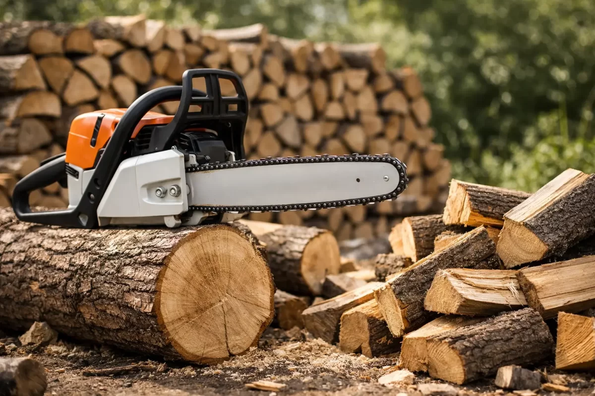 Quelle tronçonneuse pour bois de chauffage ?