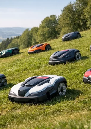 8 meilleurs robots tondeuses pour pente