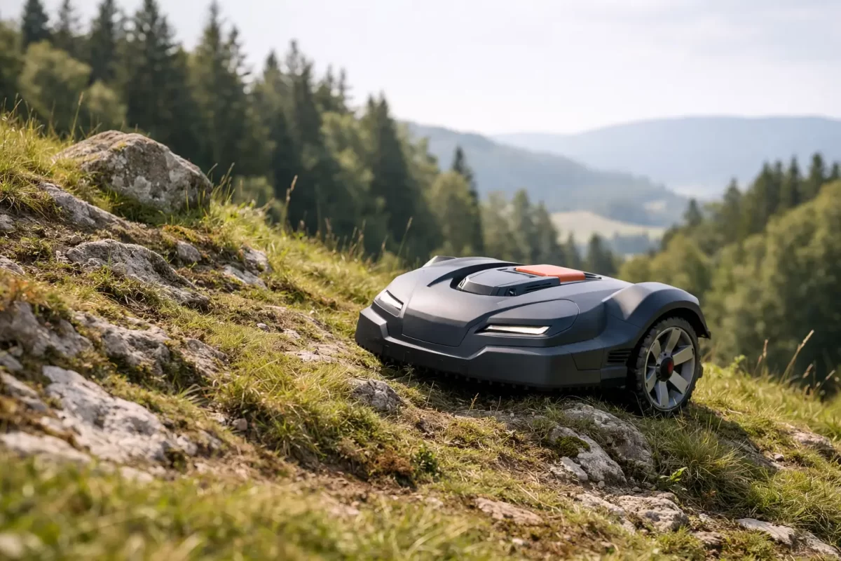 Meilleurs robots tondeuses terrain accidenté