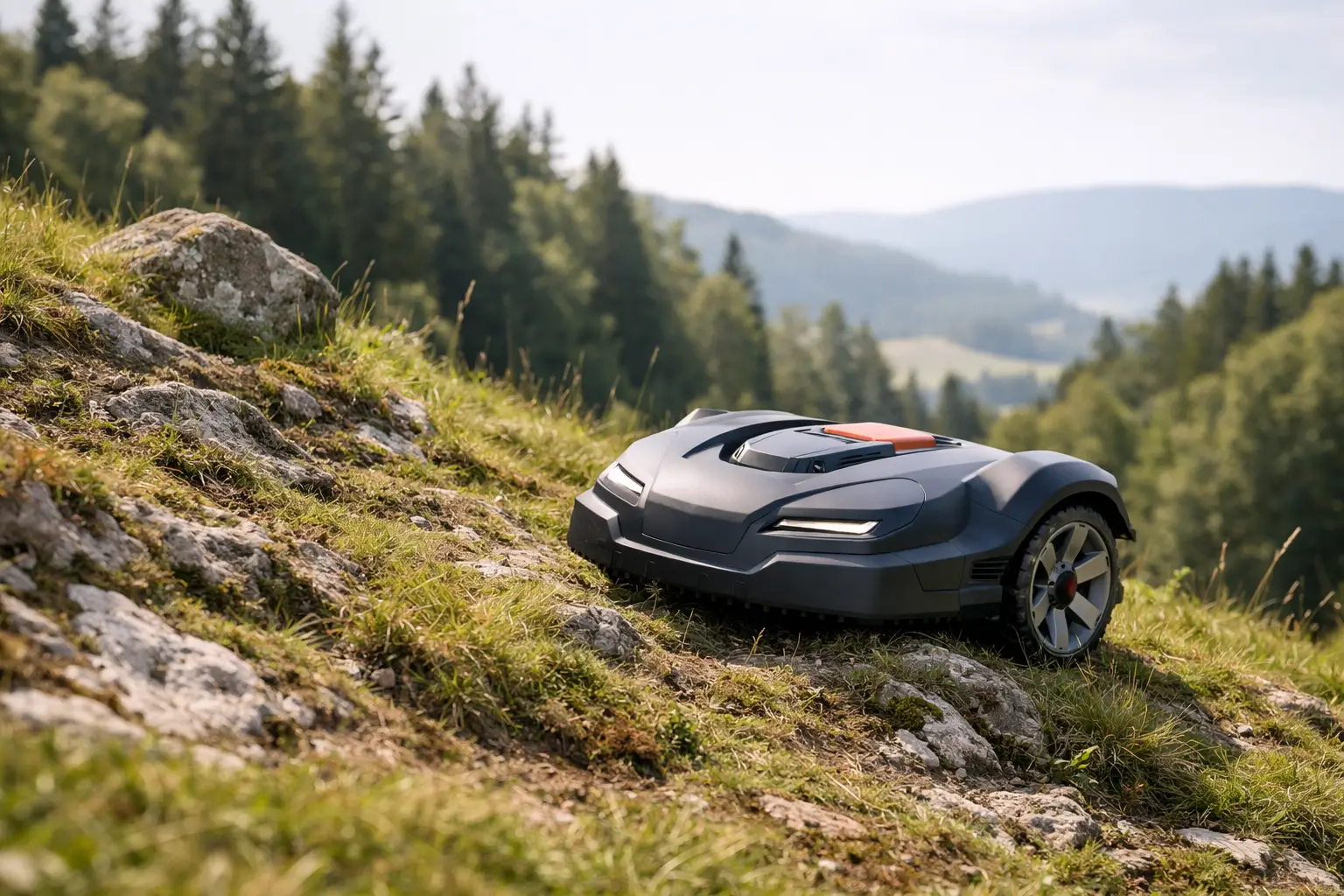 Meilleurs robots tondeuses terrain accidenté